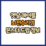 옛날 메이플 뇌전수리검 드랍 몬스터, 드랍률 정리(메이플랜드, 아르테일, 로나월드)