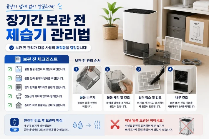 제습기 관리법