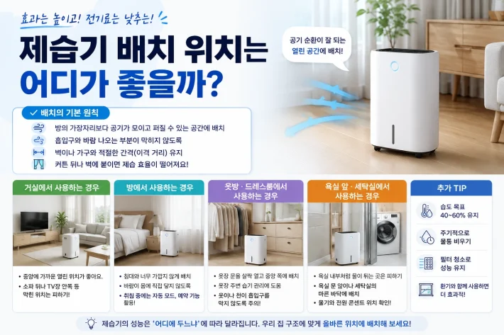 제습기 배치위치